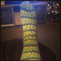 First Sock Done.